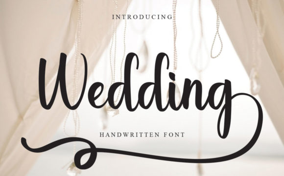 Wedding Font Poster 1