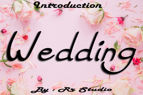 Wedding Font