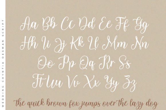 Wedding Font Poster 9