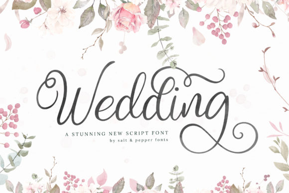 Wedding Script Font Poster 1