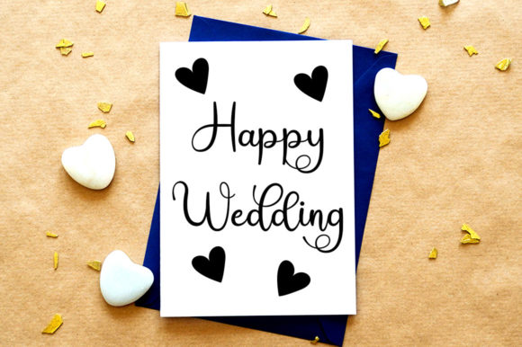 Wedding Story Font Poster 4