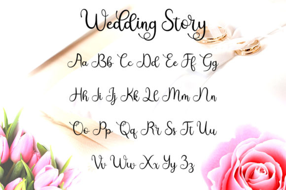 Wedding Story Font Poster 7