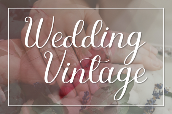 Wedding Vintage Font