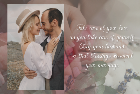 Wedding Vintage Font Poster 3