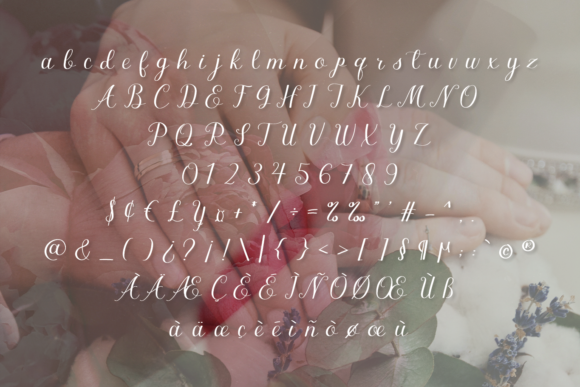 Wedding Vintage Font Poster 5