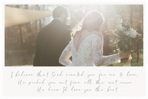 Weddingfield Font Poster 5