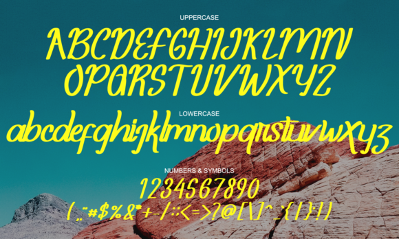 Weekend Font Poster 4