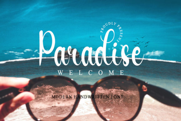 Welcome Paradise Font Poster 1