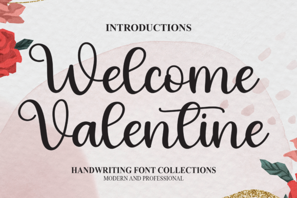 Welcome Valentine Font Poster 1