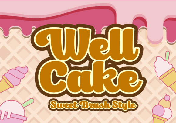 Well Cake Font Poster 1