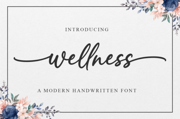 Wellness Font Poster 1