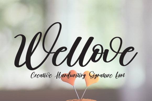 Wellove Font Poster 1