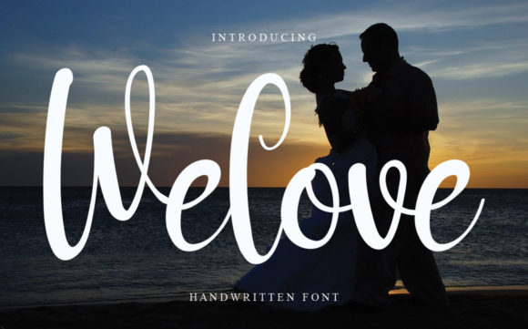 Welove Font Poster 1