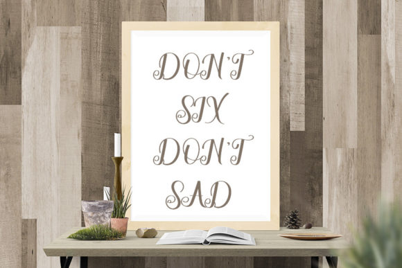 Wendah Font Poster 3