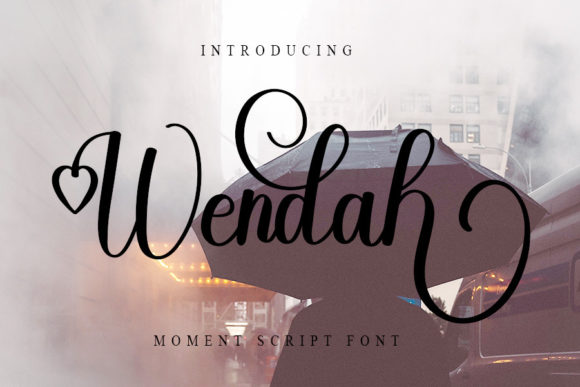 Wendah Font Poster 6