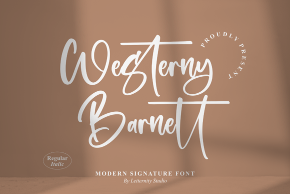 Westerny Barnett Font Westerny Barnett Font Poster 1
