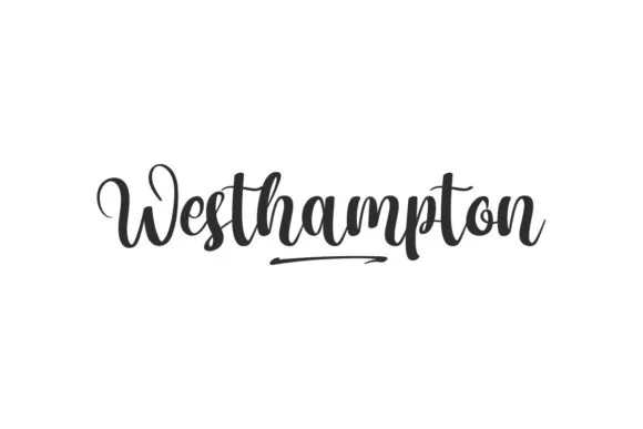 Westhampton Font Westhampton Font Poster 1