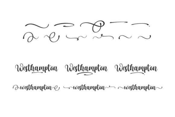 Westhampton Font Poster 7