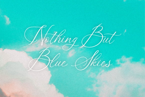 White Cotton Font Poster 14