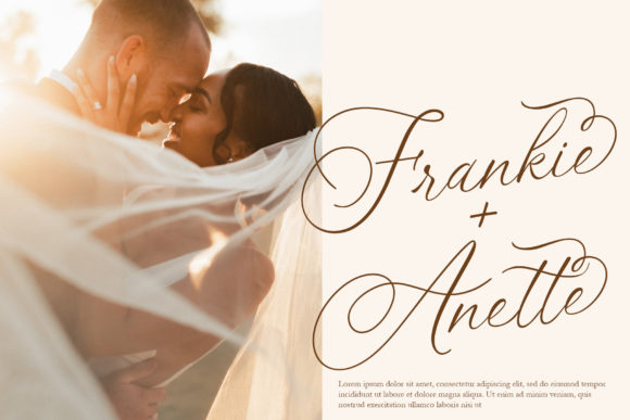 White Cotton Font Poster 5
