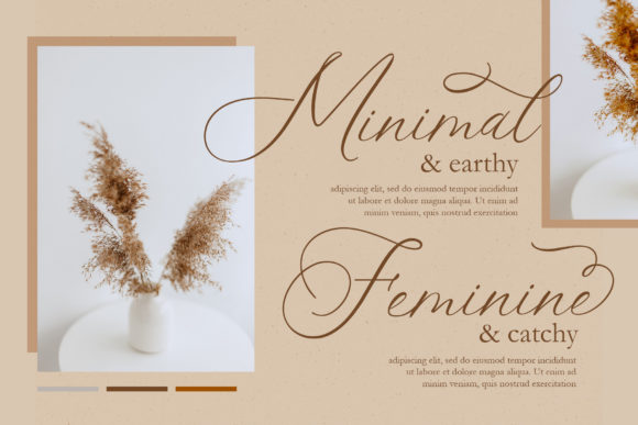 White Cotton Font Poster 6