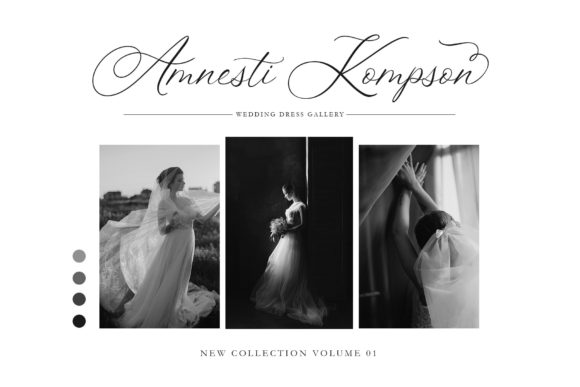 White Cotton Font Poster 9