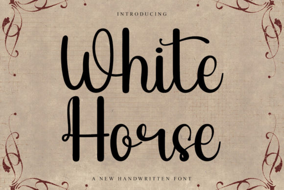 White Horse Font