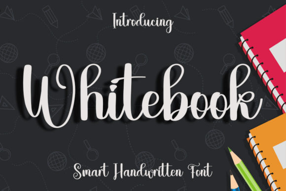 Whitebook Font Poster 1