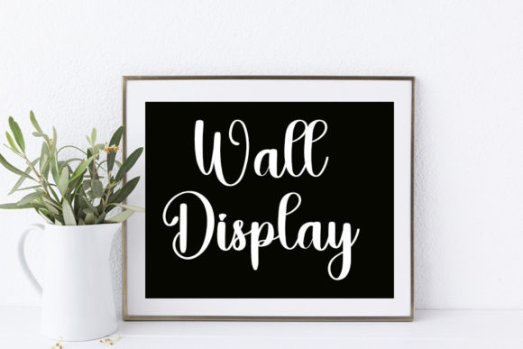 Whitebook Font Poster 6