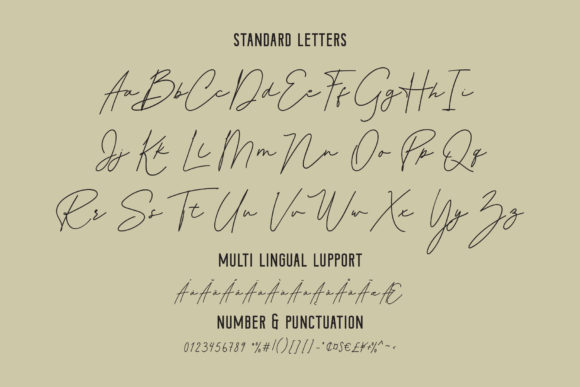 Whiteflower Font Poster 6