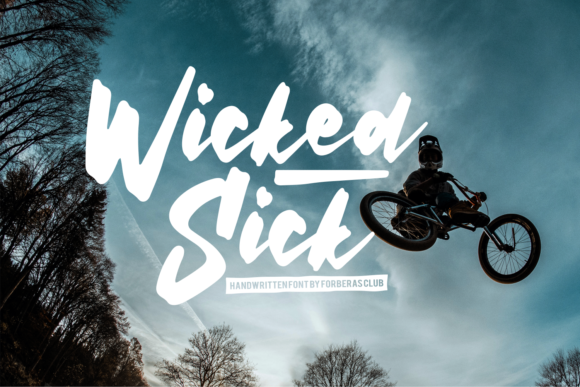 Wicked Sick Font Poster 1