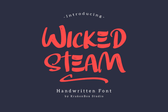 Wicked Steam Font Poster 1
