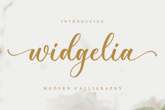 Widgelia Font Poster 1