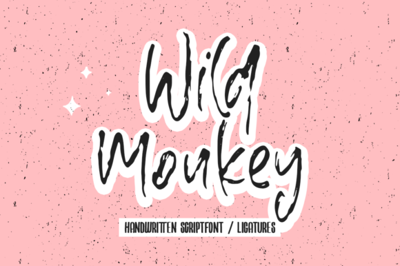 Wild Monkey Font Poster 1