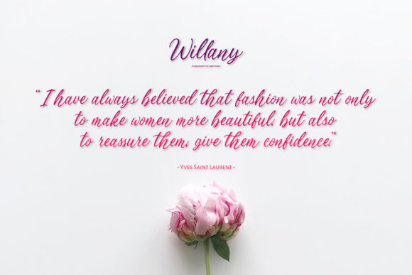 Willany Font Poster 3