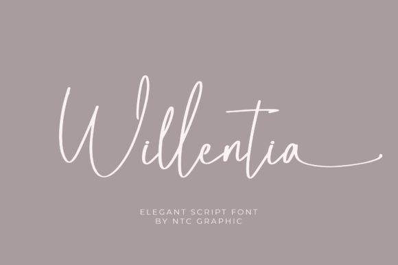 Willentia Font Poster 1