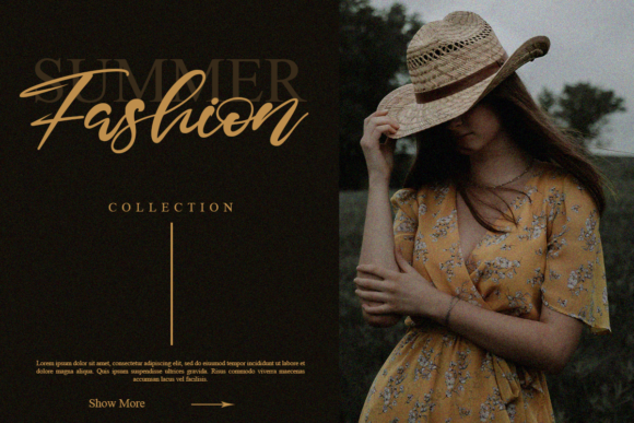 William Maria Font Poster 2