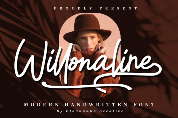 Willonaline Font Poster 1