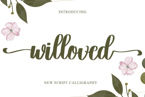 Willoved Font Poster 1