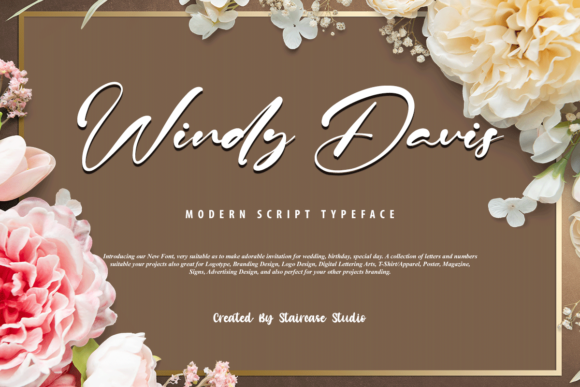 Windy Davis Font Poster 1