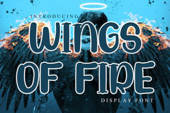 Wings of Fire Font Poster 1