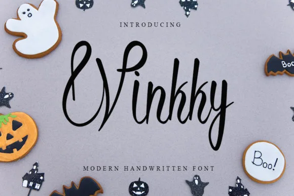 Winkky Font Winkky Font Poster 1