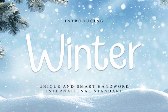 Winter Font Poster 1