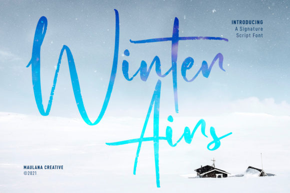 Winter Airs Script Font