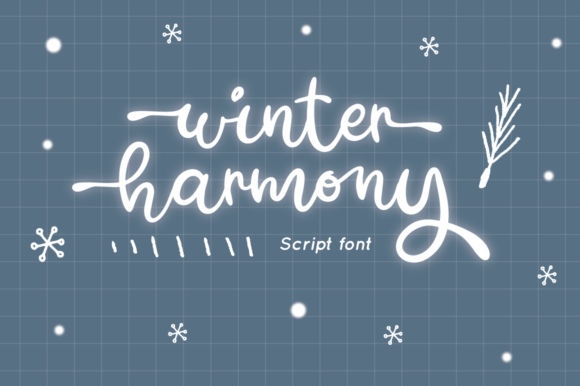 Winter Harmony Font Poster 1