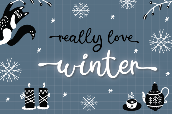 Winter Harmony Font Poster 3