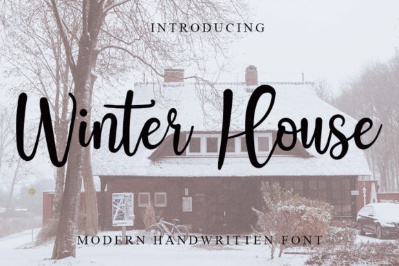 Winter House Font Poster 1