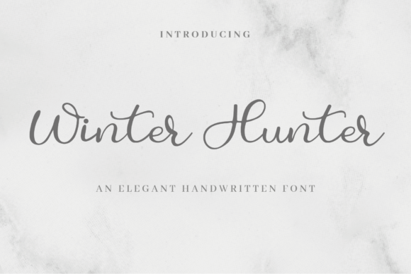 Winter Hunter Font Poster 1