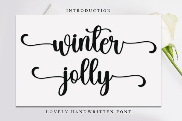 Winter Jolly Font Poster 1