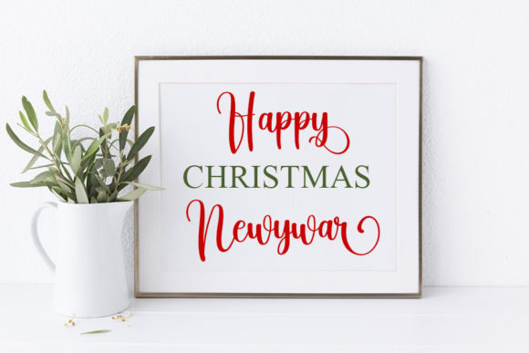 Winter Jolly Font Poster 6